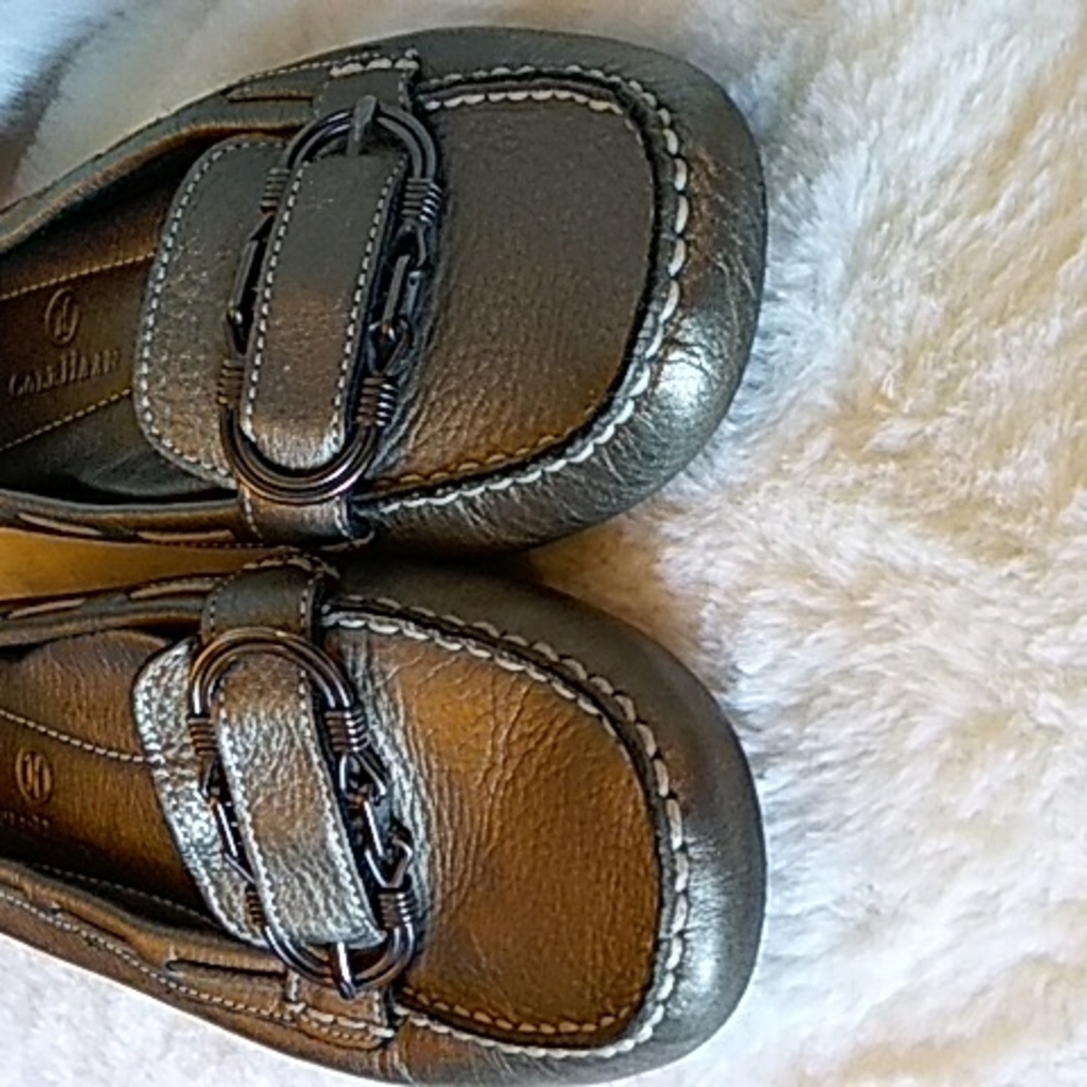 Cole Haan Womens Loafers Size 6 1/2 Pewter color - Picture 4 of 6